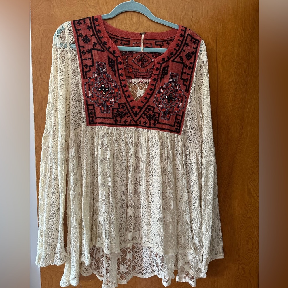 Free People blouse size L